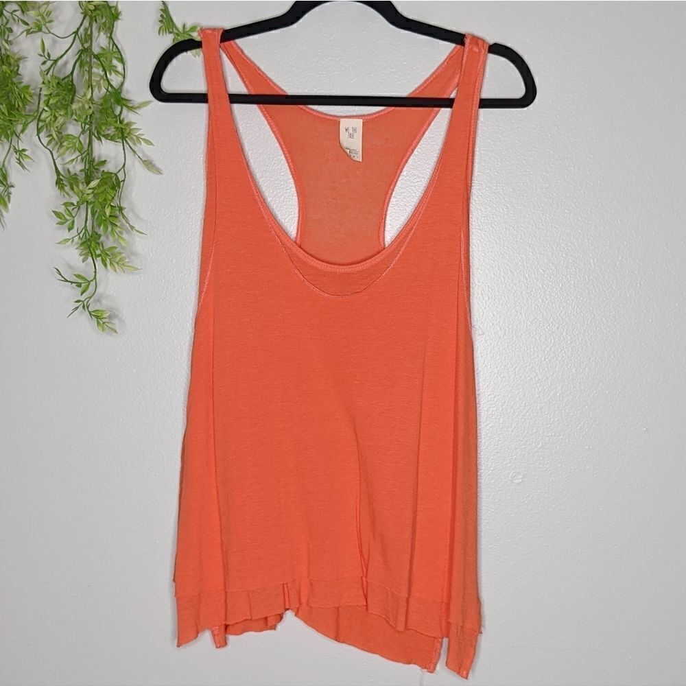(Free People) Womens Karmen OB584638 Top Orange Size XS
